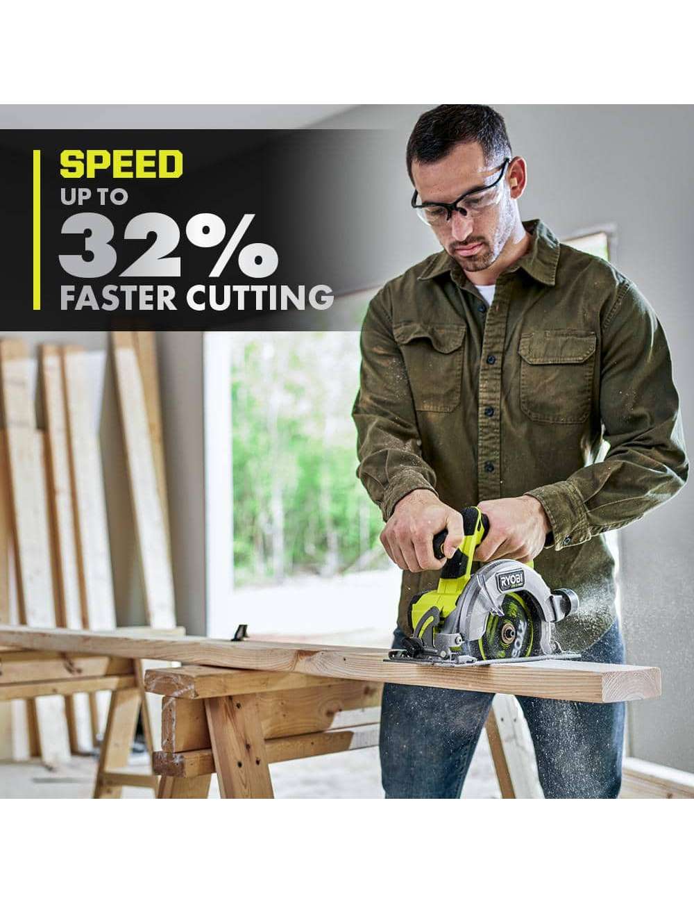 ONE+ HP 18V Brushless Cordless Compact 6-1/2 in. Circular Saw (Tool Only)