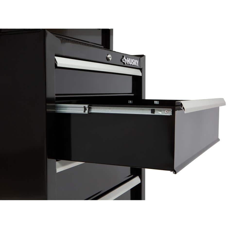 26.5 in. W x 18 in. D Standard Duty 4 Drawer Rolling Tool Cabinet in. Gloss Black