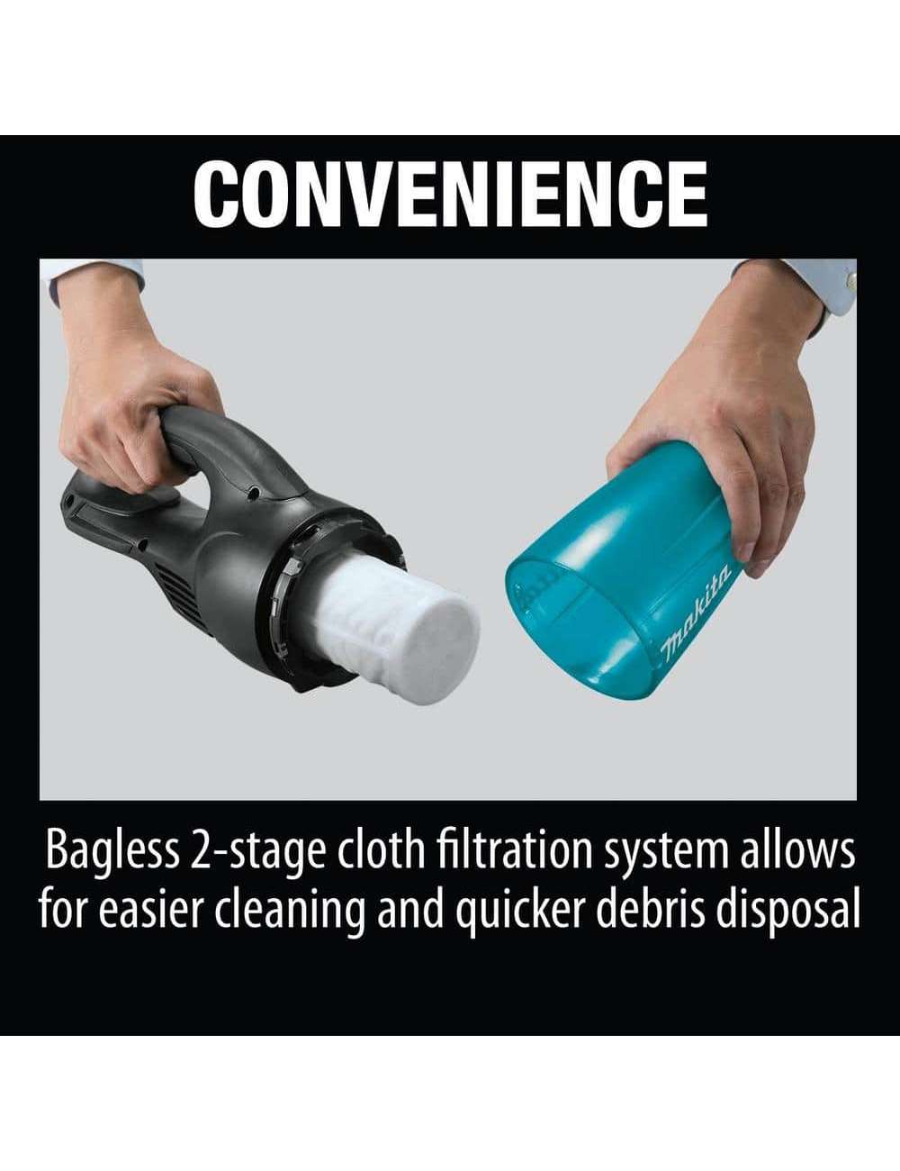 18V LXT Lithium-Ion Handheld Compact Cordless Vacuum Kit 2.0 Ah