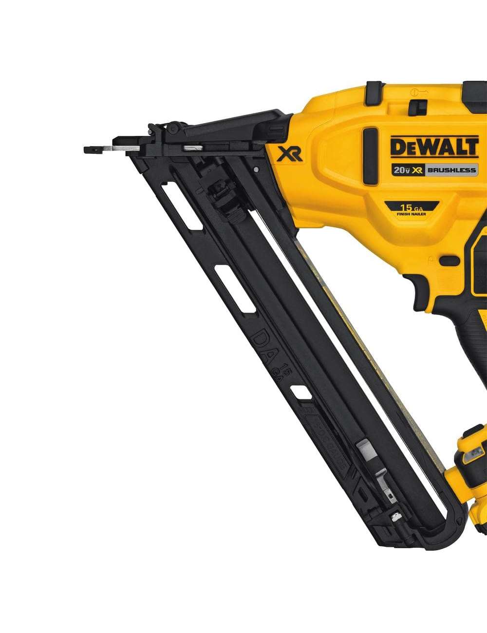 20V MAX XR Lithium-Ion Cordless 15-Gauge Angled Finish Nailer (Tool Only)