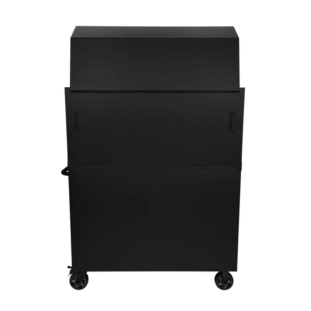 52 in. W x 21 5 in. D Heavy Duty 15 Drawer Combination Rolling Tool Chest Top Tool Cabinet with LED Light in. Matte Black
