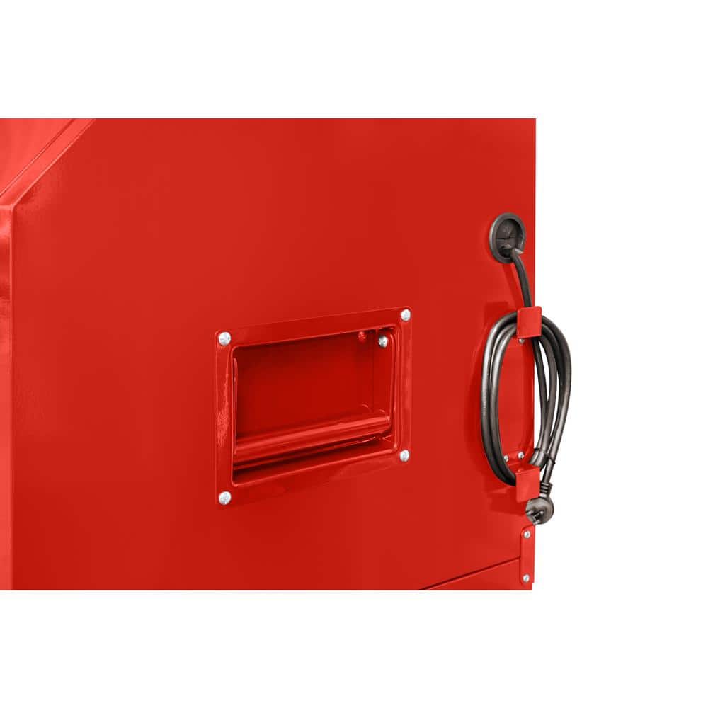 41 in. W x 24 5 in. D Standard Duty 16 Drawer Combination Rolling Tool Chest and Top Tool Cabinet Set in. Gloss Red