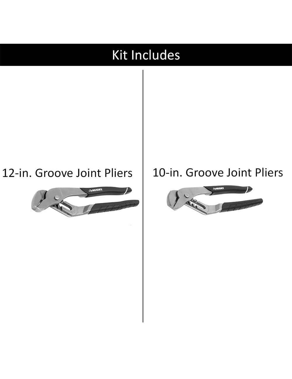 Groove Joint Pliers Set (2-Piece)