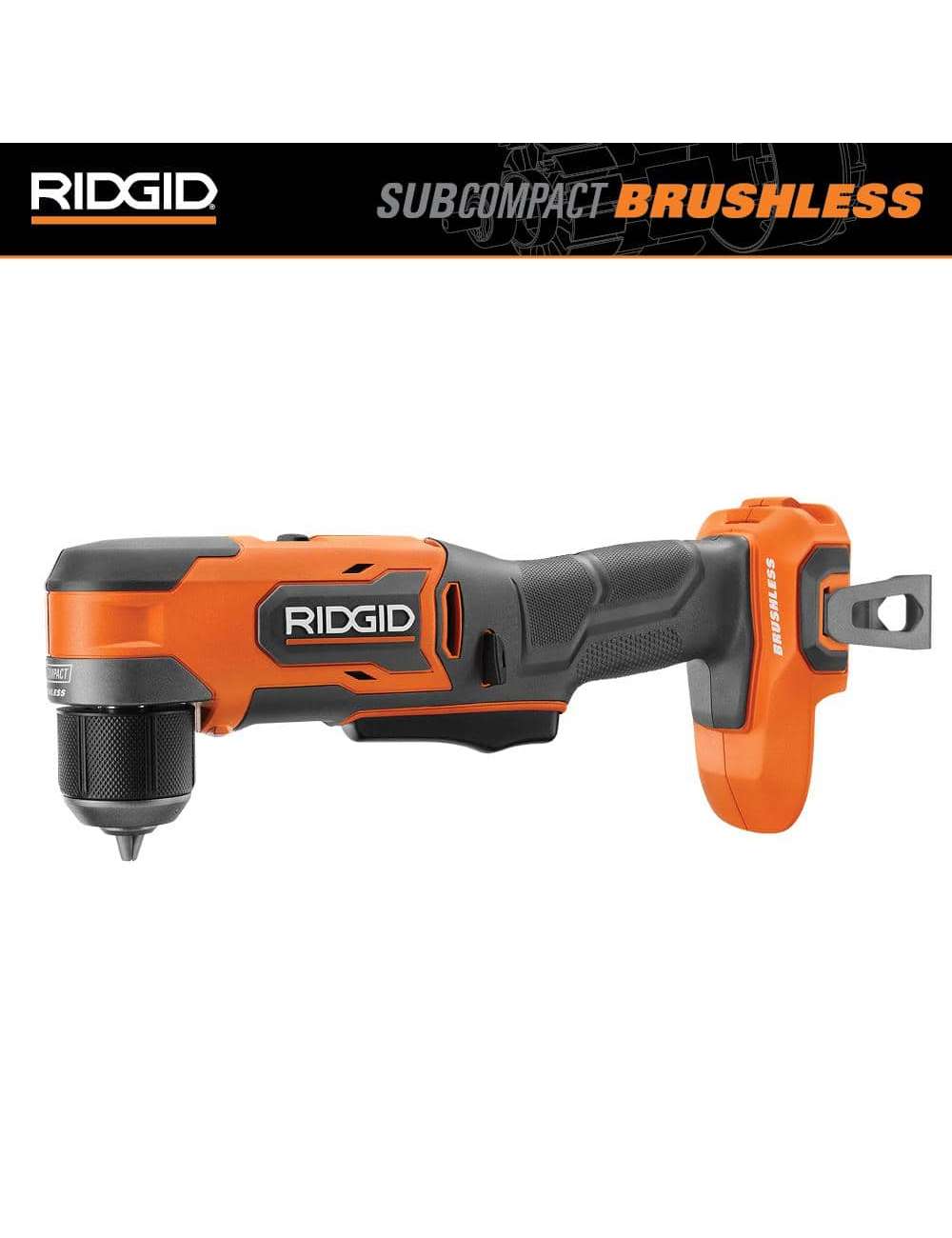 18V SubCompact Brushless Cordless 3/8 in. Right Angle Drill (Tool Only)