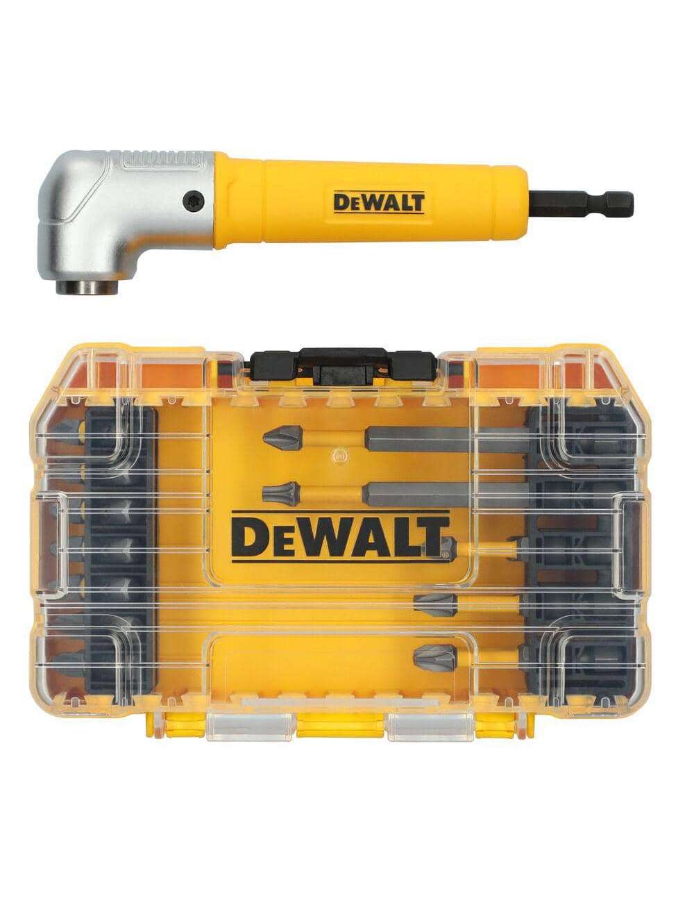 MAXFIT ULTRA Steel Drill and Driving Bit Set with Right Angle Attachment (25-Piece)