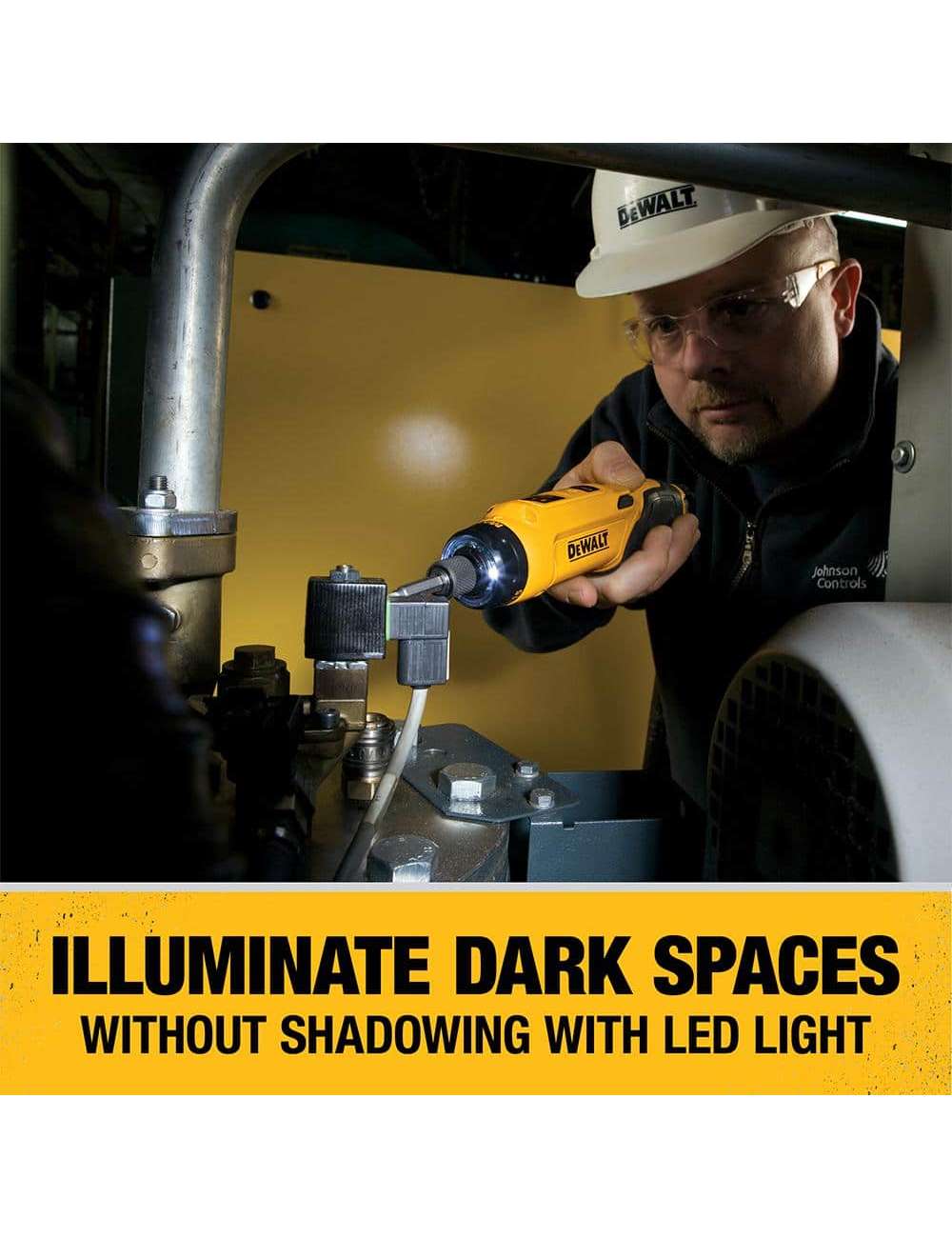 8V MAX Cordless Gyroscopic Screwdriver with Adjustable Handle, (2) 1.0Ah Batteries, Charger, and Bag