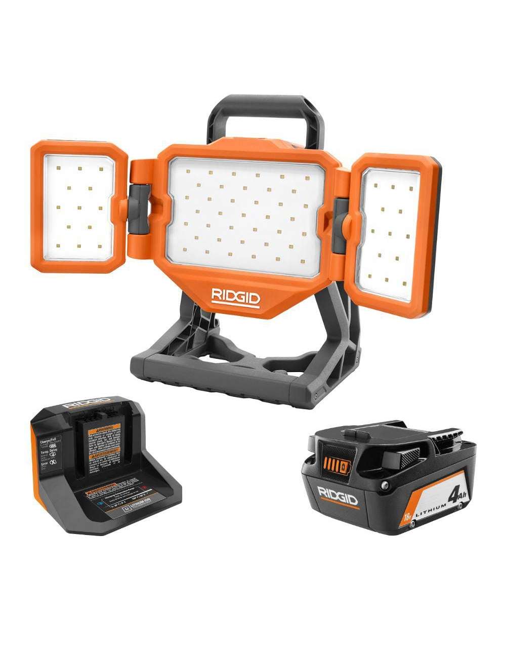 18V Hybrid Panel Light Kit with 4.0Ah Battery and Charger