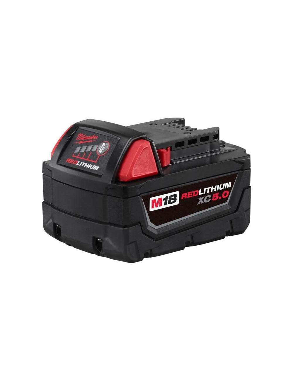 M18 18-Volt 5.0 Ah Lithium-Ion XC Extended Capacity Batteries and Charger (3-Pack)