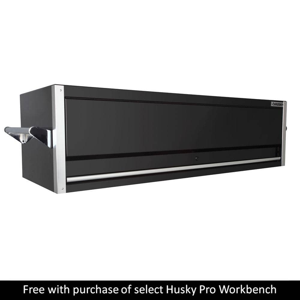 72 in. W Professional Duty Tool Workbench Top Locker in. Black