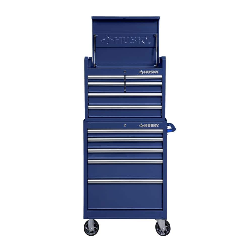 27 in. 11 Drawer Tool Chest and Cabinet Blue