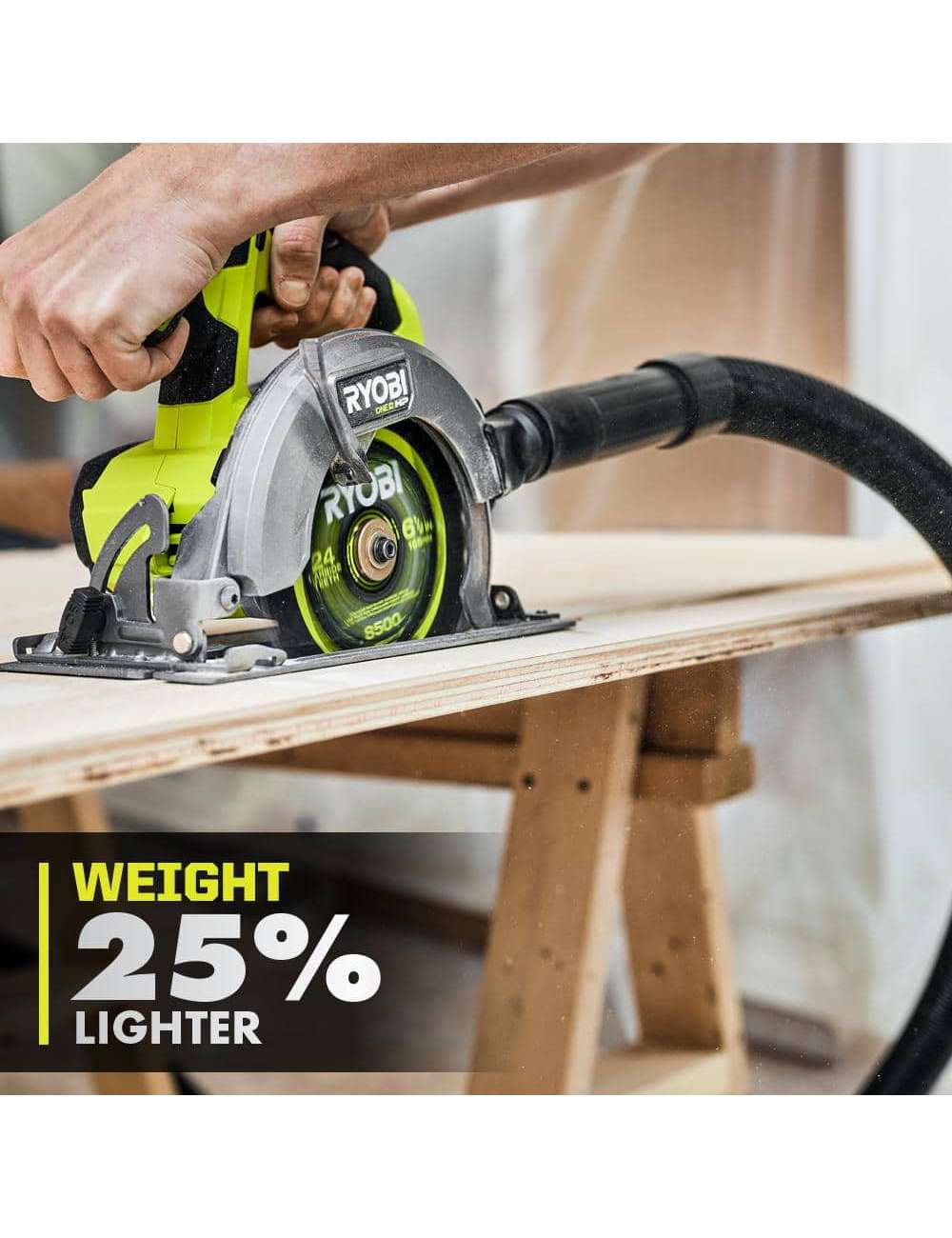 ONE+ HP 18V Brushless Cordless Compact 6-1/2 in. Circular Saw (Tool Only)