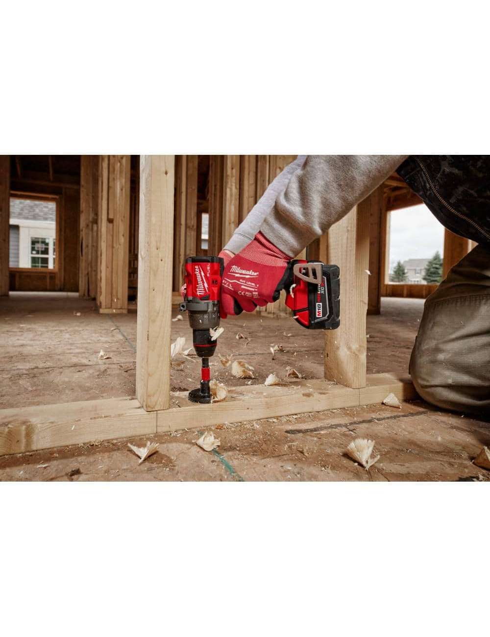 M18 FUEL 18V Lithium-Ion Brushless Cordless 1/2 in. Drill/Driver Kit W/(2) 5.0Ah Batteries, Charger, and Hard Case