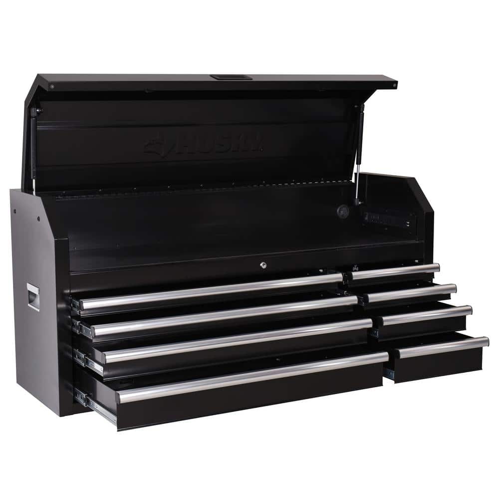 Modular 52 in. 8 Drawer Black Top Tool Chest