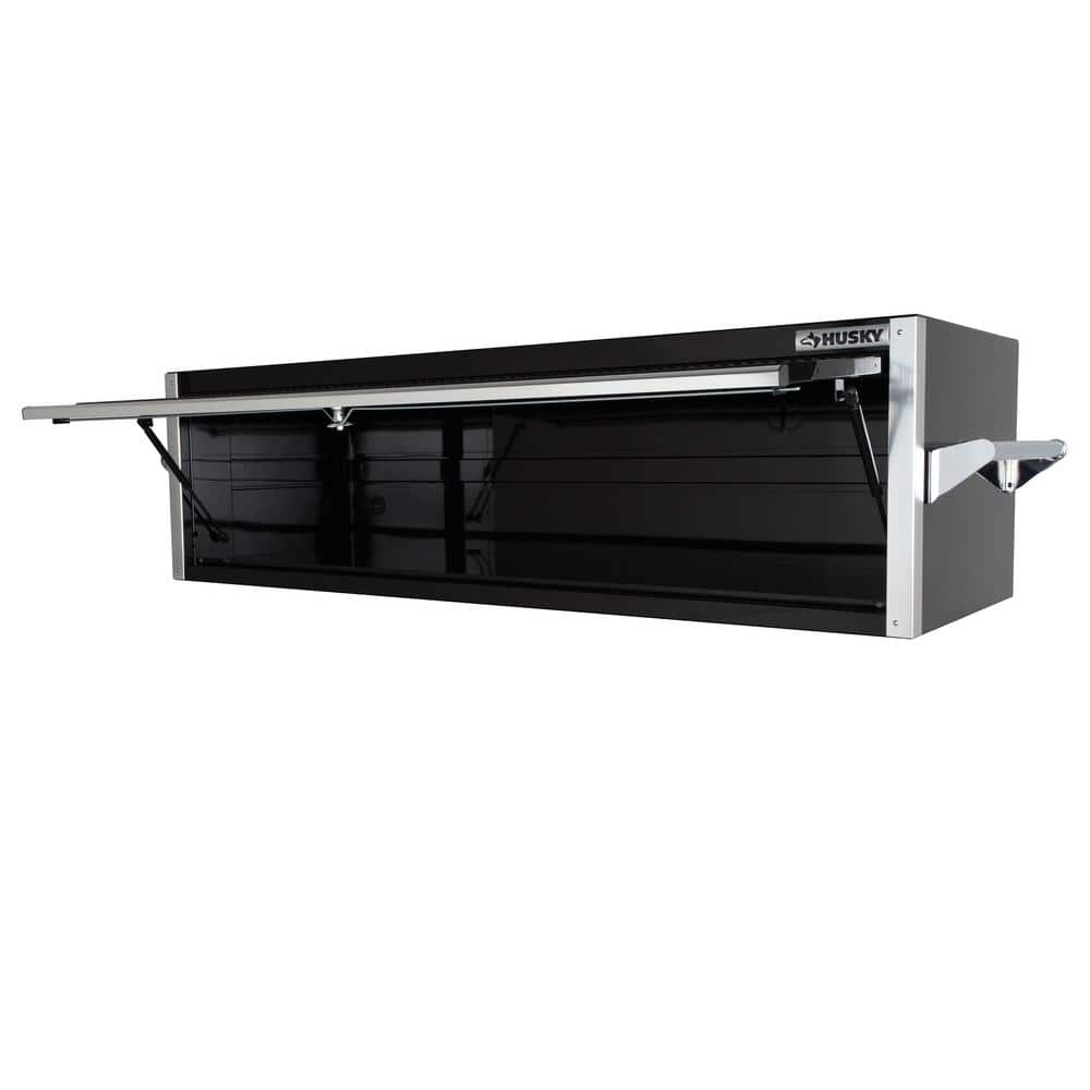 72 in. W Professional Duty Tool Workbench Top Locker in. Black