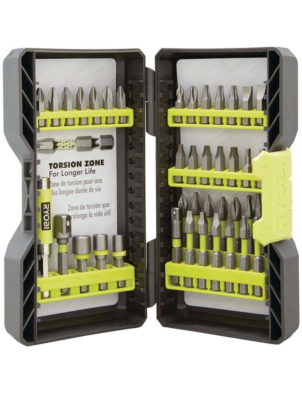 Bi-Metal Impact Rated Screwdriver Drill Bit Kit (40-Piece)