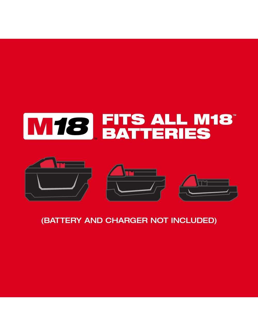 M18 FUEL Cordless 18-Gauge Brad Nailer, M18 3-1/2 in 21-Degree Framing Nailer, M18 2.0 Ah Battery, M18 5.0 Ah XC Battery