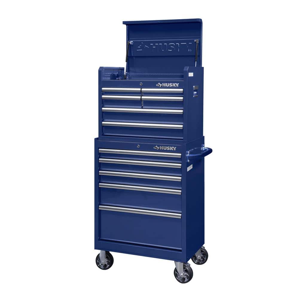 27 in. 11 Drawer Tool Chest and Cabinet Blue