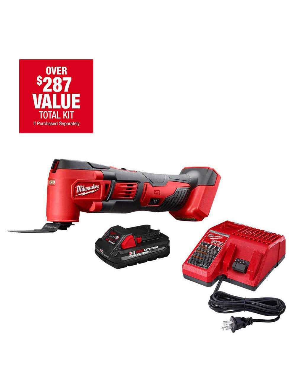 M18 18-Volt Lithium-Ion Cordless Oscillating Multi-Tool Kit