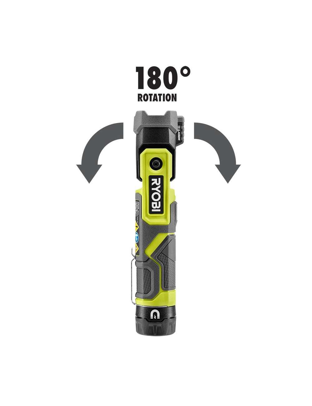 USB Lithium Pivoting 625 Lumens Head Light Kit with 2.0 Ah Battery and Charging Cable