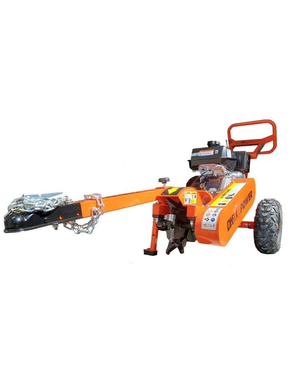12 in. 14 HP Gas Powered Certified Commercial Stump Grinder with 9 High Speed HPDC Machined Carbide Cutters