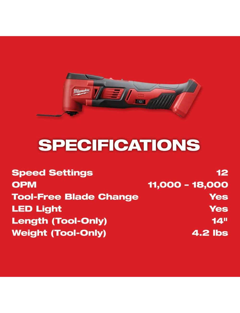 M18 18-Volt Lithium-Ion Cordless Oscillating Multi-Tool Kit