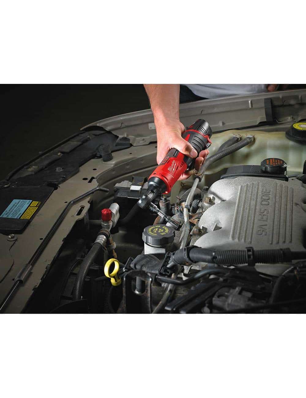 M12 12V Lithium-Ion Cordless 3/8 in. Ratchet Kit with One 1.5 Ah Battery, Charger and Tool Bag