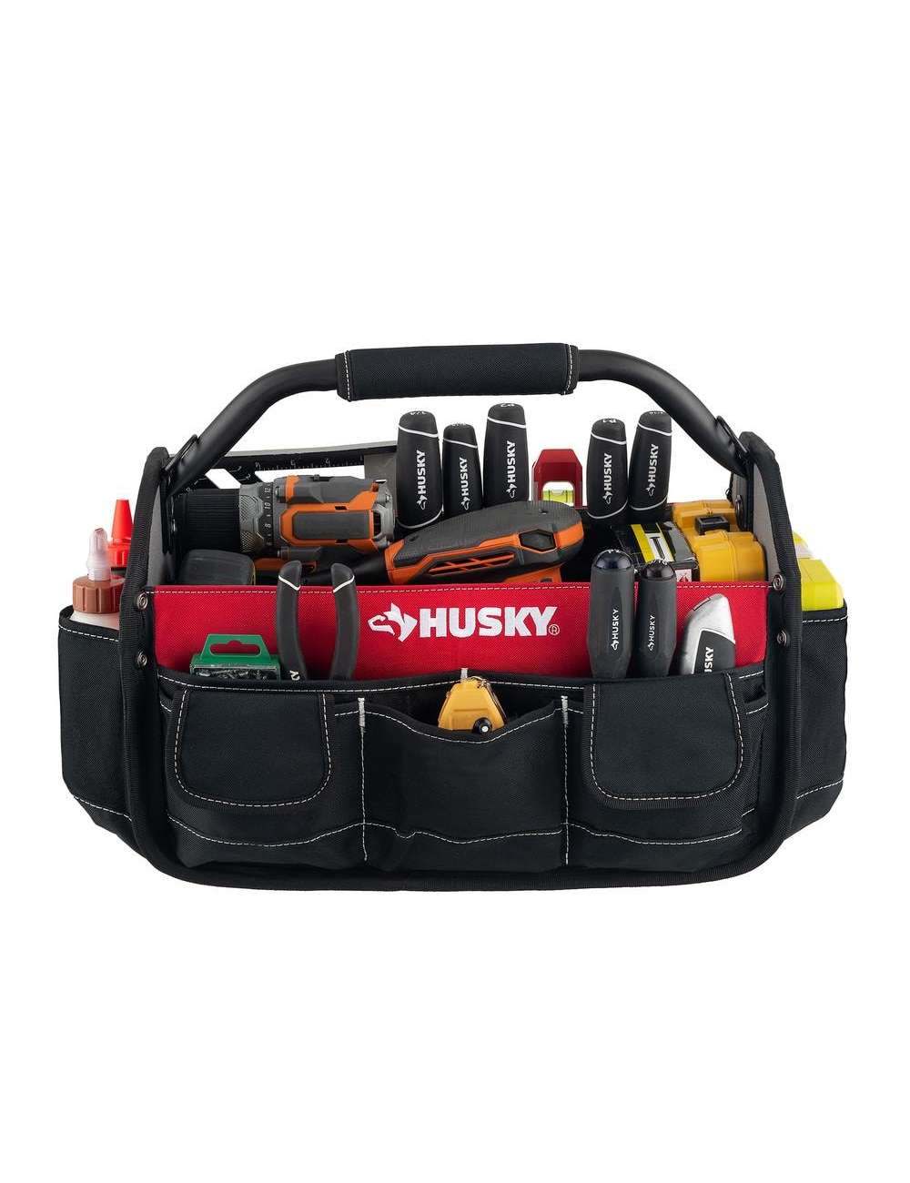 17 in. 18 Pocket Open Top Tool Bag