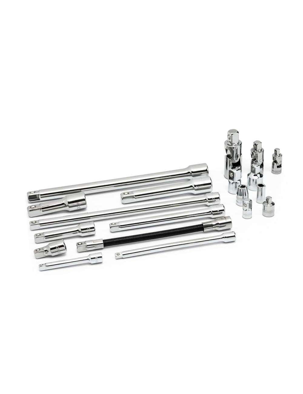 1/4 in., 3/8 in., 1/2 in. Drive Accessory Set (19-Piece)