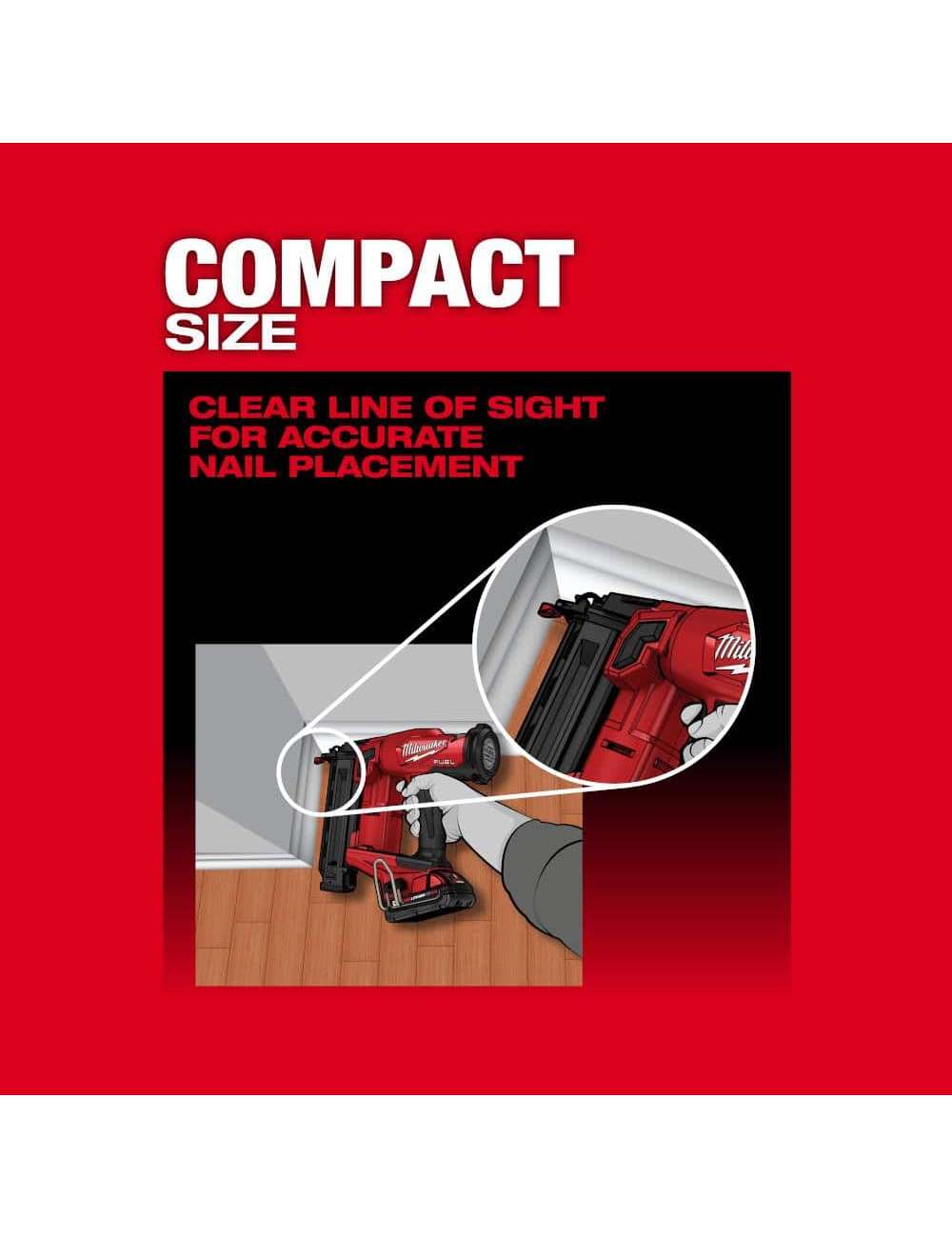 M18 FUEL 18-Volt Lithium-Ion Brushless Cordless Gen II 18-Gauge Brad Nailer (Tool-Only)