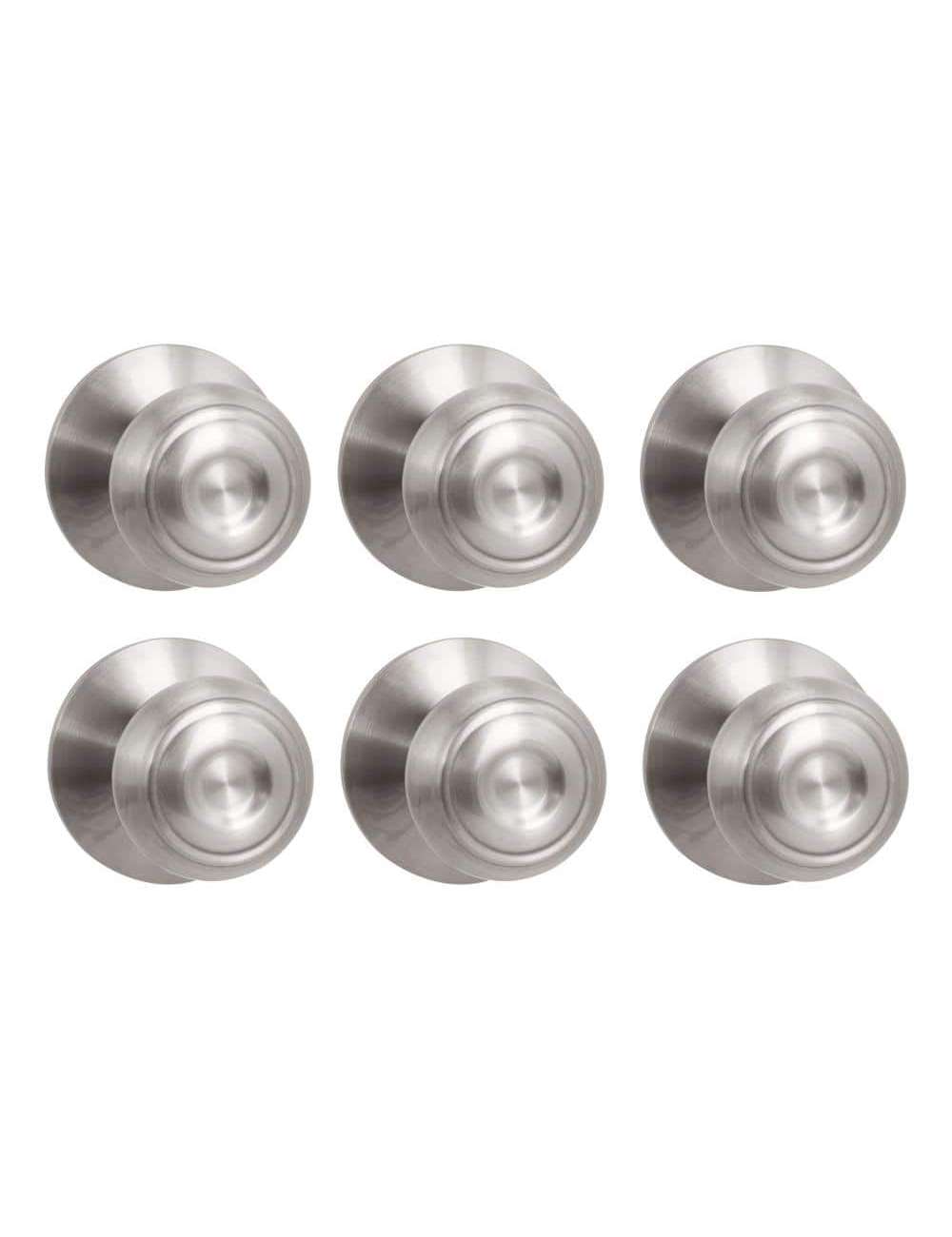 Hartford Satin Nickel Hall/ Closet Door Knob Contractor Pack (6-Piece)