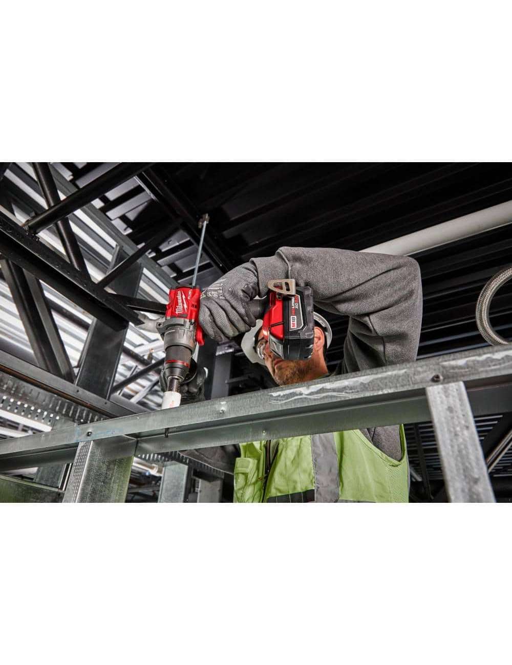 M18 FUEL 18V Lithium-Ion Brushless Cordless 1/2 in. Drill/Driver Kit W/(2) 5.0Ah Batteries, Charger, and Hard Case