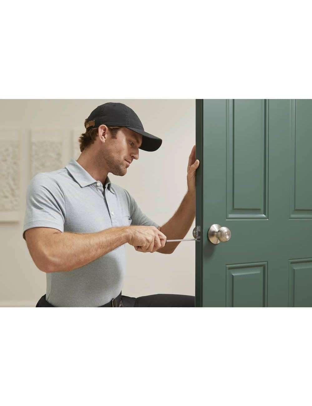 Hartford Satin Nickel Hall/ Closet Door Knob Contractor Pack (6-Piece)
