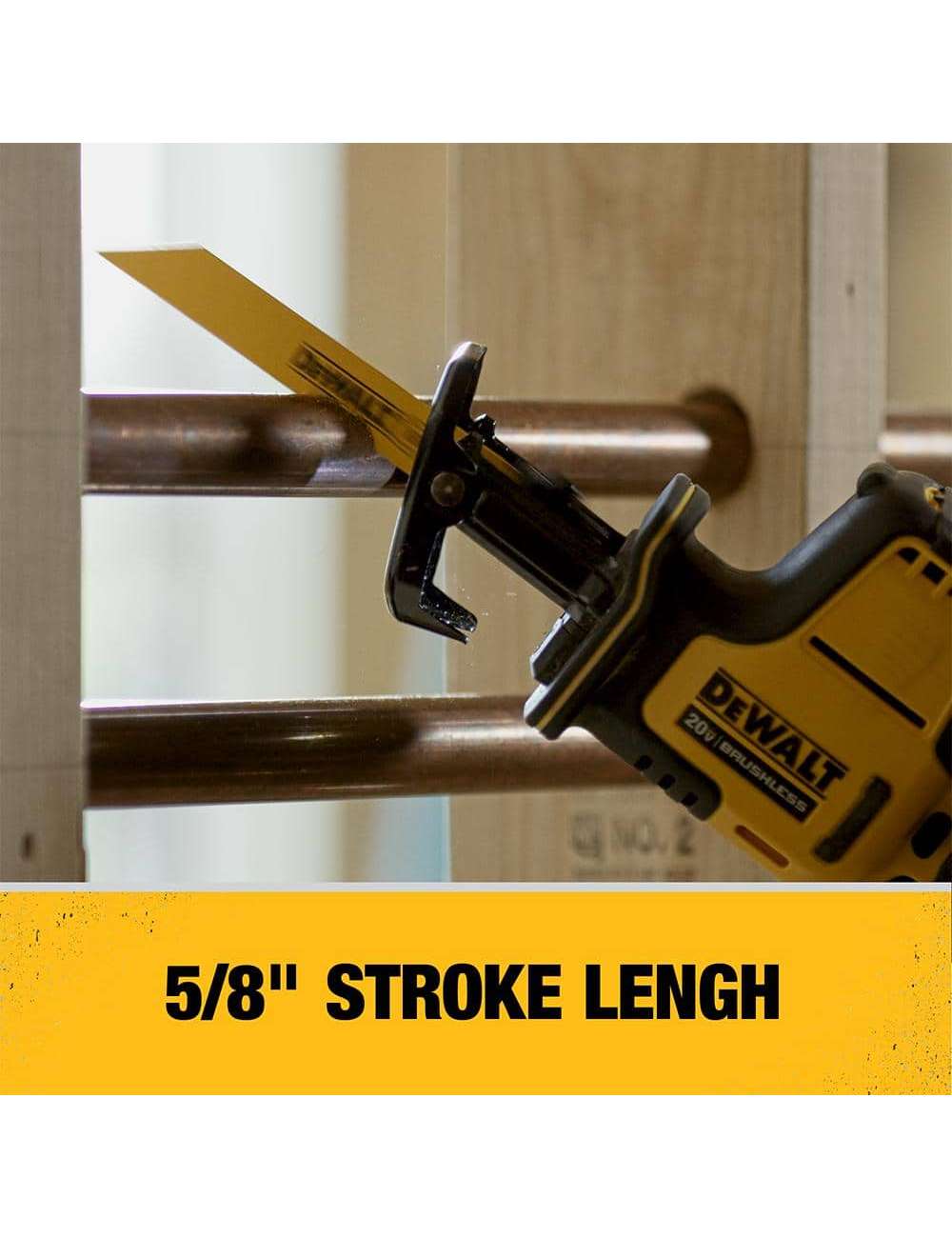 ATOMIC 20V MAX Cordless Brushless Compact Reciprocating Saw (Tool Only)