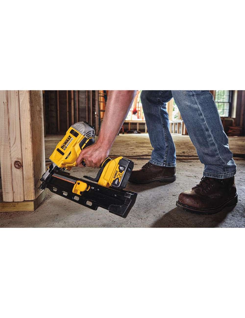 20-Volt MAX XR Lithium-Ion 21° Cordless Framing Nailer Kit and Brushless 7-1/4 in. Circular Saw (Tool Only)