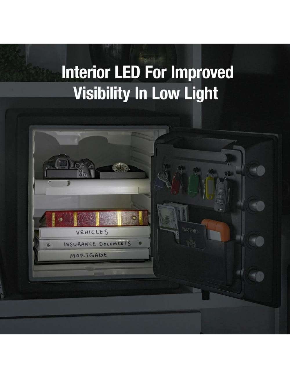 1.2 cu. ft. Fireproof & Waterproof Safe with Digital Combination Lock