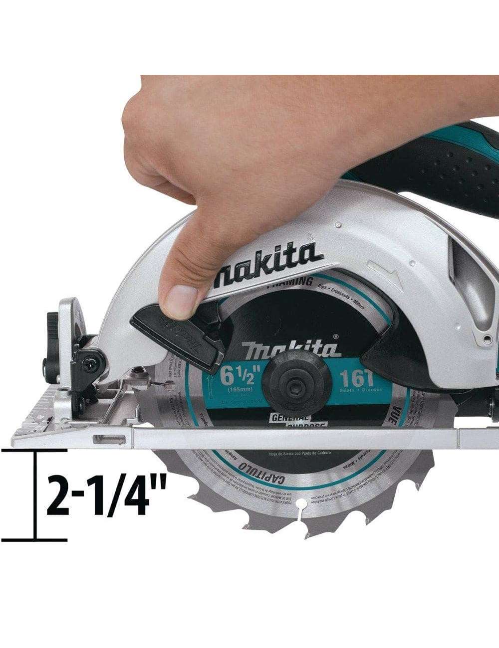 18V LXT Lithium-Ion Cordless 6-1/2 in. Lightweight Circular Saw and General Purpose Blade (Tool-Only)
