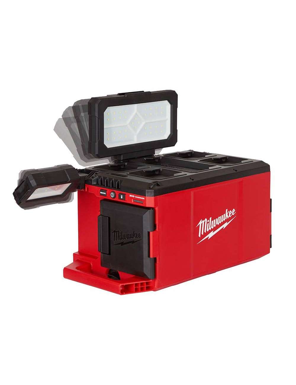 M18 18-Volt Lithium-Ion Cordless PACKOUT 3000 Lumens LED Light with Built-In Charger