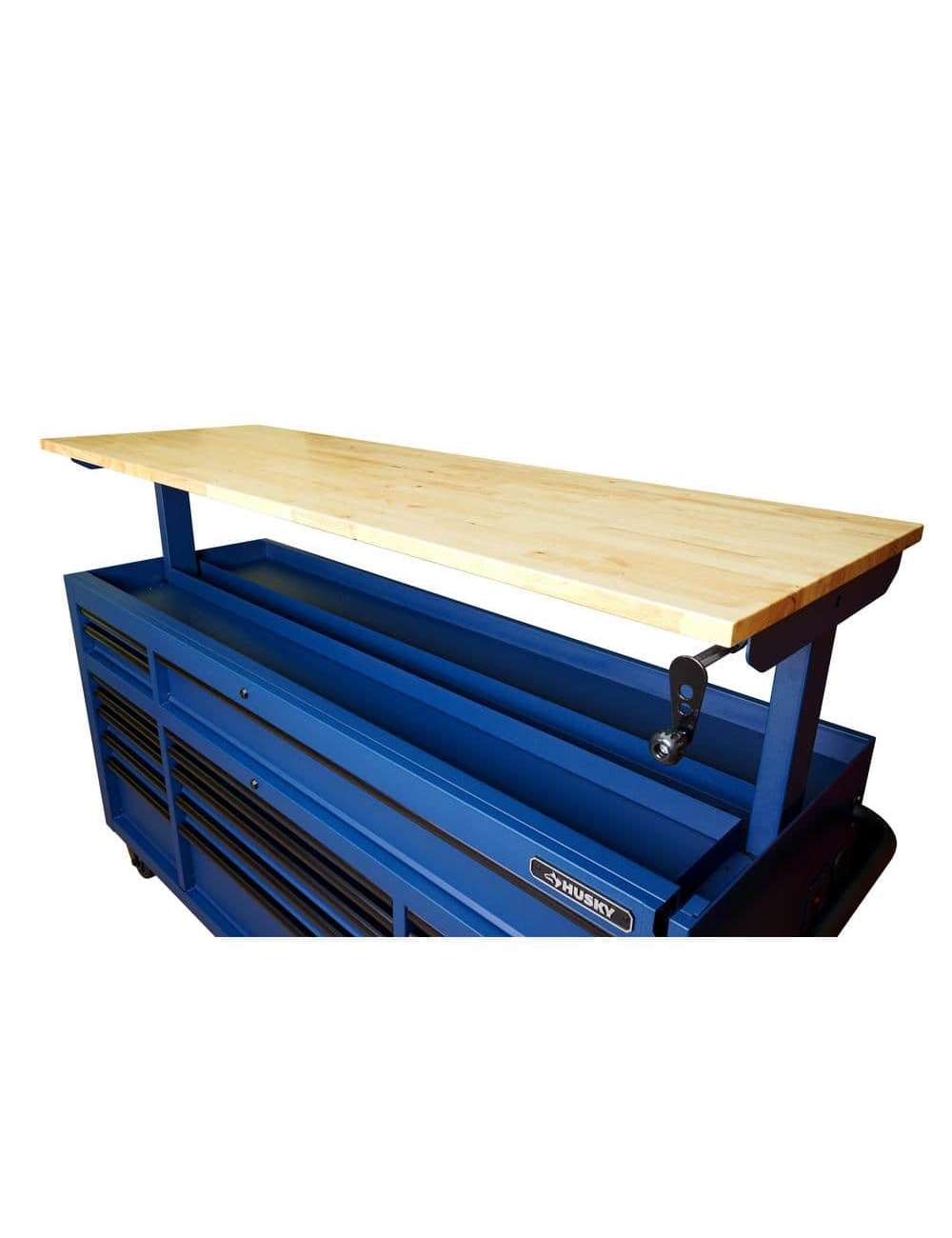 72 in. W x 24 in D Heavy Duty 18-Drawer Mobile Workbench with Mechanics Tool Set (1,025-Piece) in Matte Blue