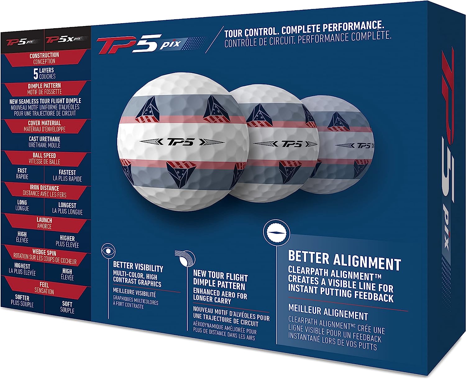 TP5 Golf Ball(12 Dozen Total 60)