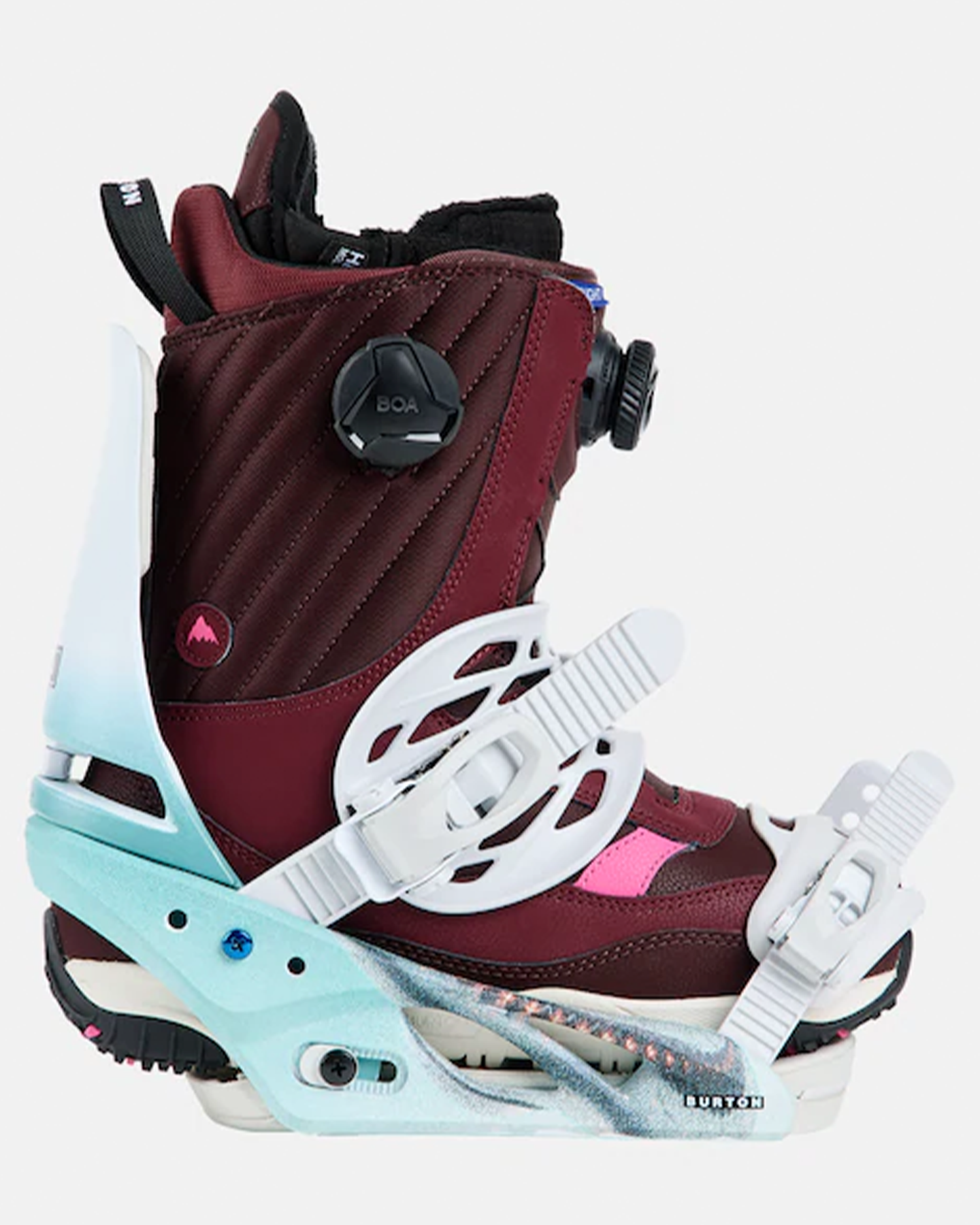 Burton Women's Lexa Re:Flex Snowboard Bindings - White / Graphic - 2024