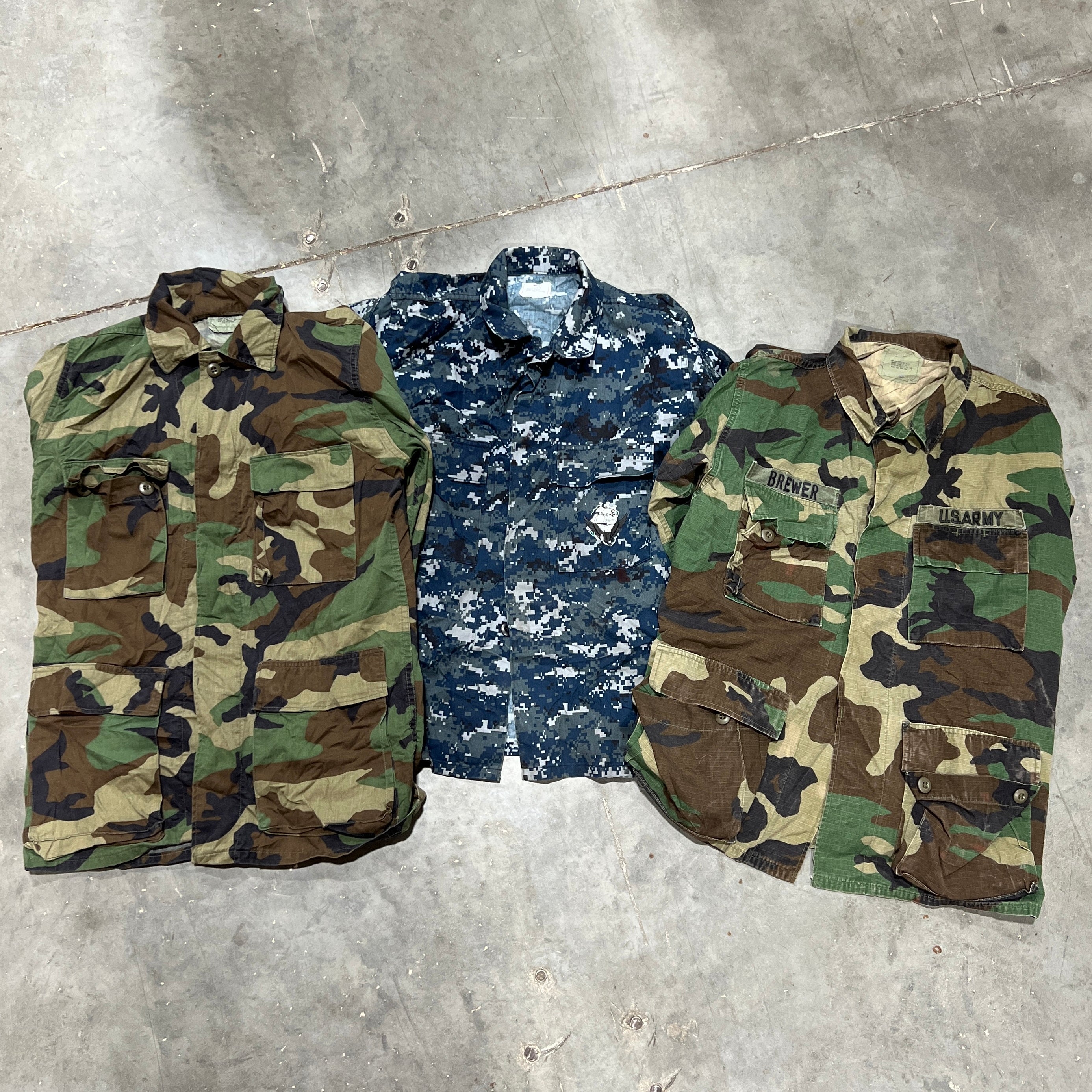 100lb Army Camo Shirts Bale