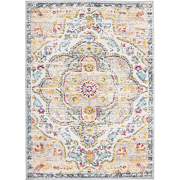 Rugshop Vintage Distressed Bohemian Area 5' x 7' Multi 5' x 7' Multi Color