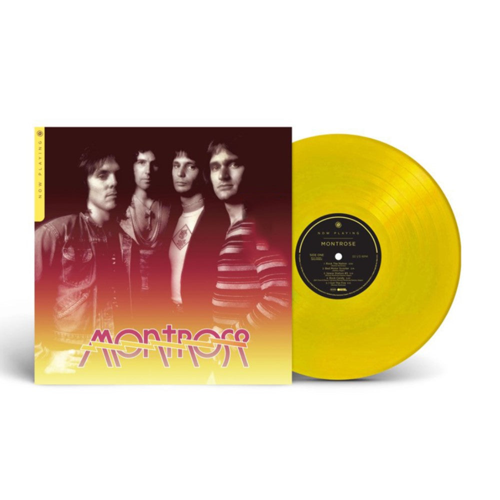 Now Playing - Montrose Exclusive Limited Edition Candy Yellow Color Vinyl LP Record