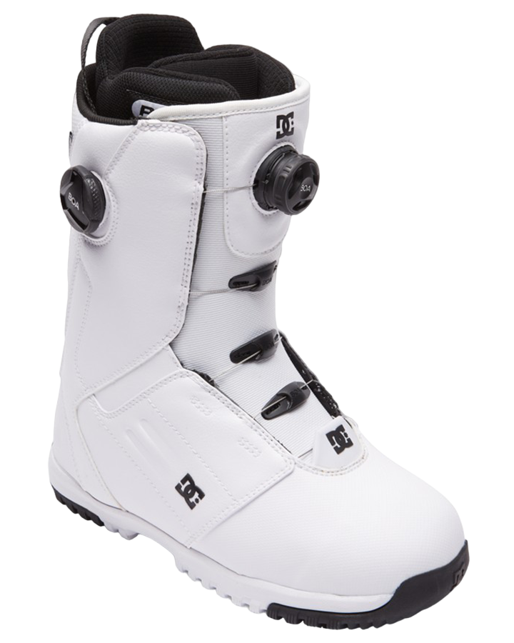 DC Control BOA Snowboard Boots - White/White/Black - 2023