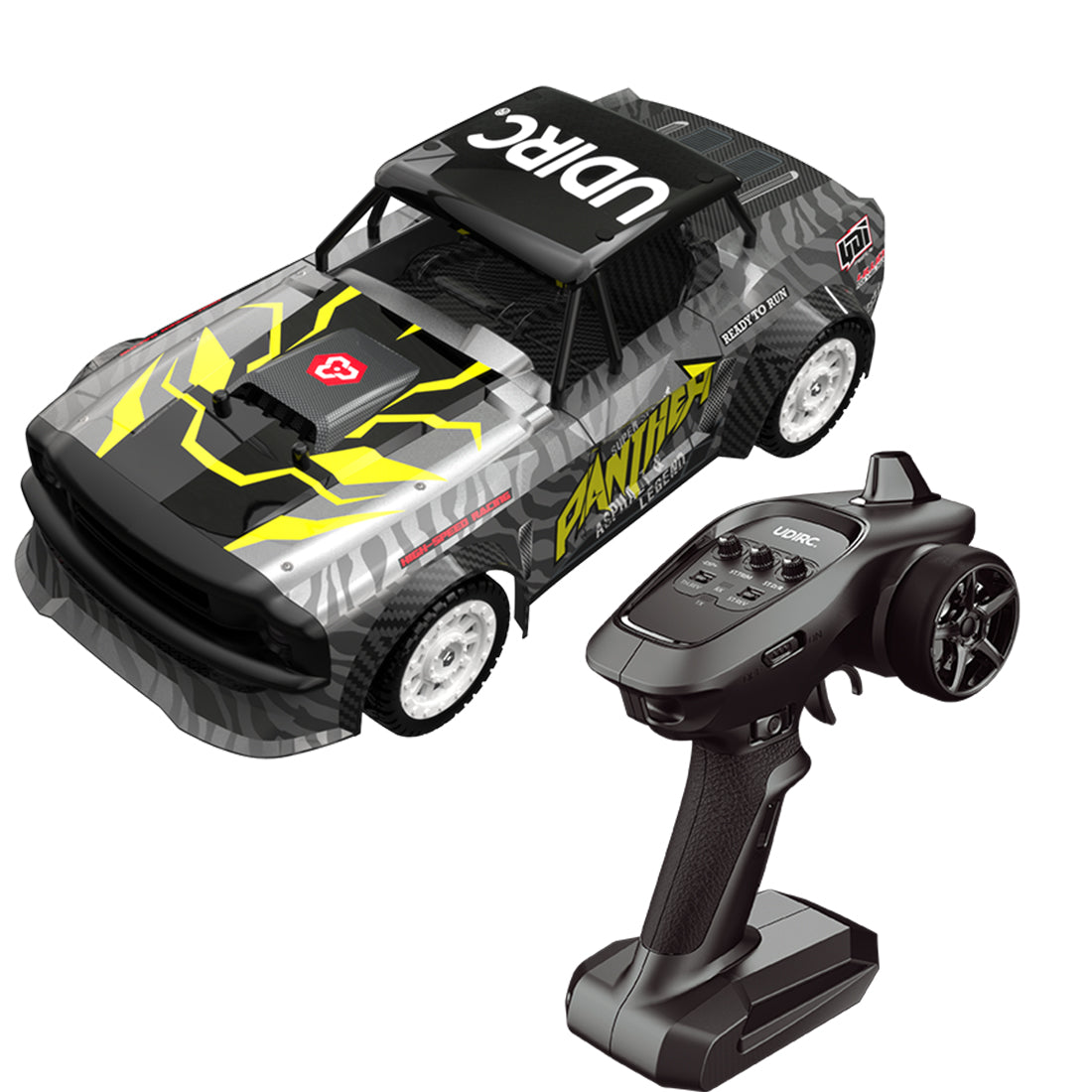 Electric Racing 1/16 4WD 2.4G Full Scale On-Road Vehicle Electric Racing Drift Car with Headlights (RTR)