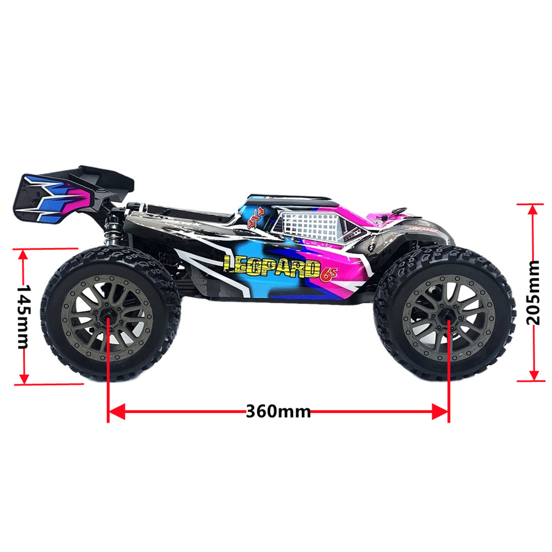 FS Racing 1/8 4WD 2.4G RC Car 110KM/H RC Brushless Racing Off-road Truck Model (RTR Version)