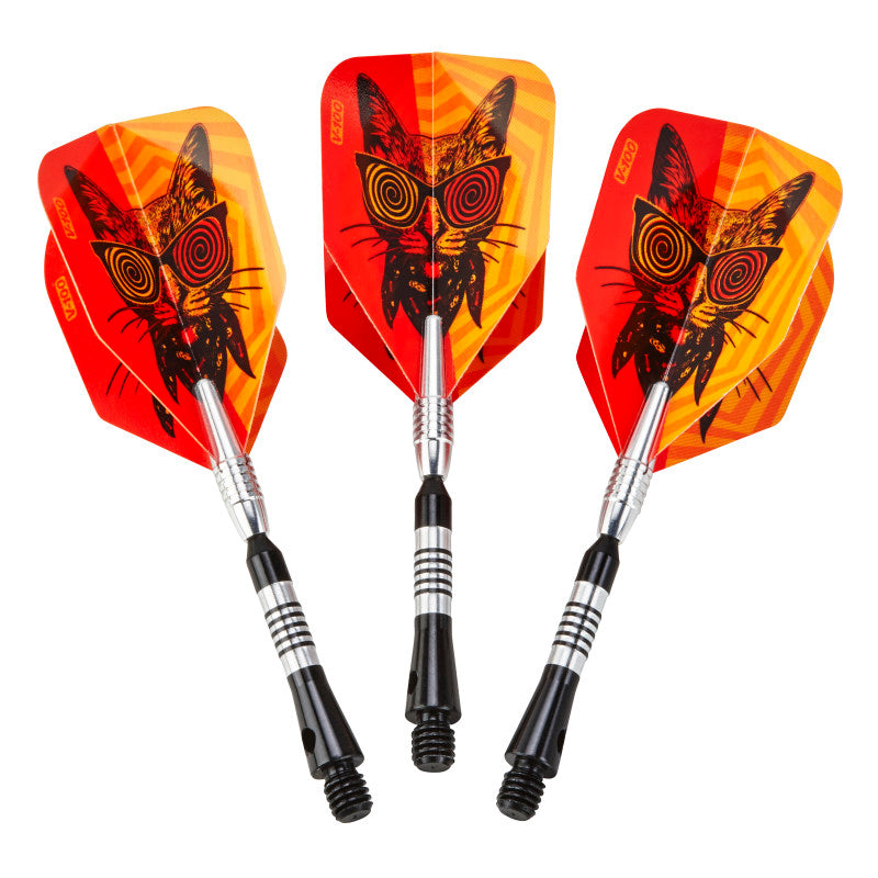 Viper The Freak Darts Steel Tip Darts 3 Knurled Rings Barrel 22 Grams