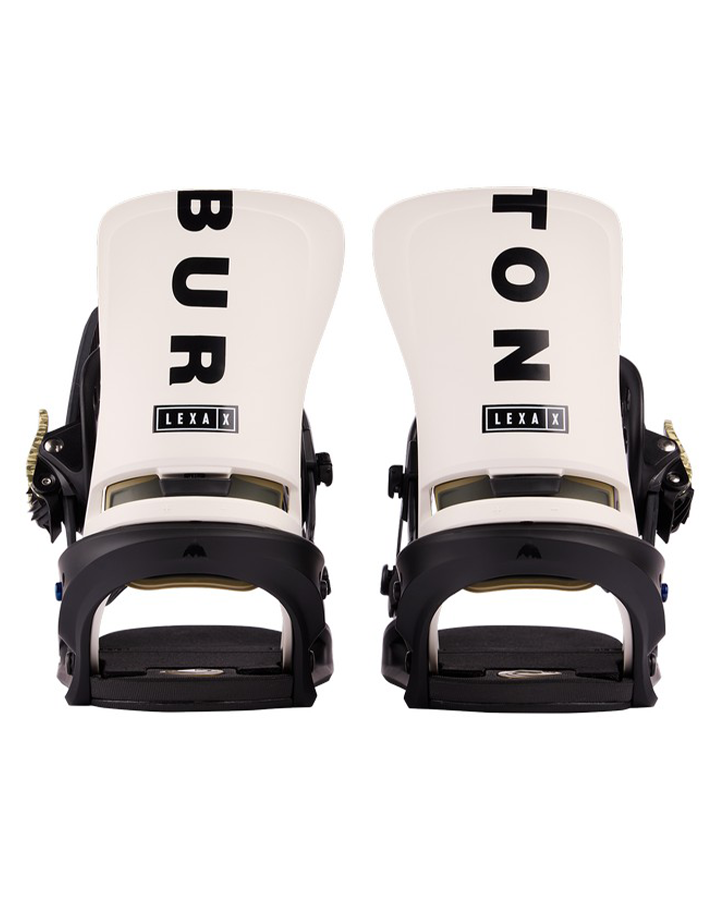 Burton Womens Lexa X Re:Flex Snowboard Bindings - Black/Stout White/Logo - 2023