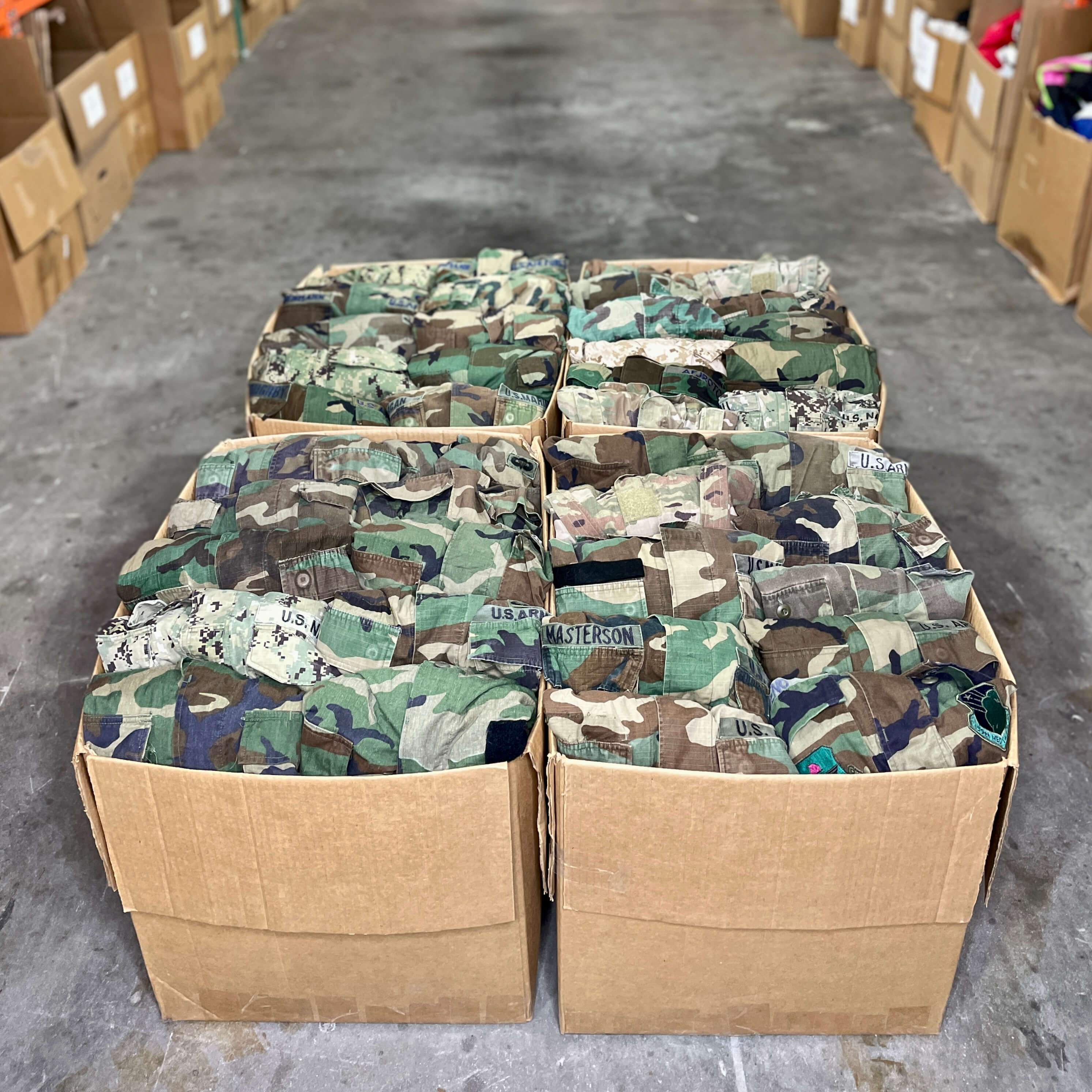 Bulk Wholesale Army Camo Shirts