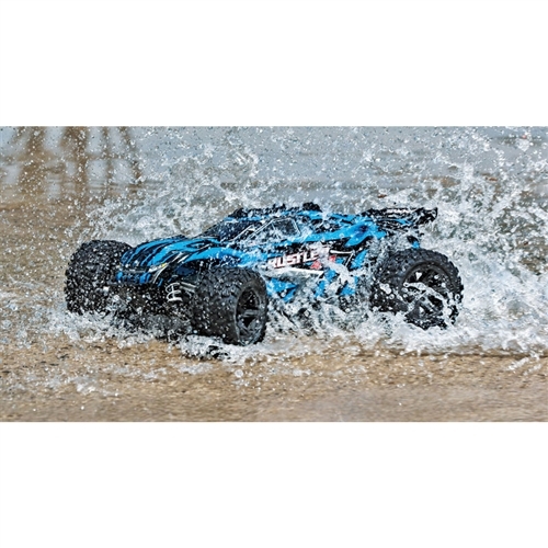 Traxxas Rustler 4x4 Brushed RTR Stadium Truck w/Battery & Quick Charger